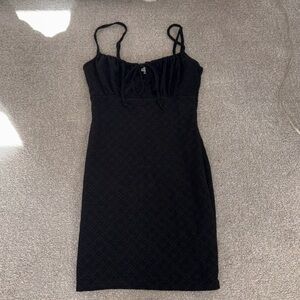 Black Lace Mini Dress